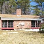 Back of duplex with windows 