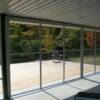 Sliding screen doors inside view